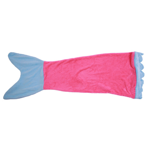 PMLAND Mermaid Tail Blanket for Kids, Pink