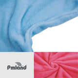 PMLAND Mermaid Tail Blanket for Kids, Pink