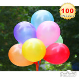PMLAND 100 Pieces Rainbow Set Assorted Latex Party Balloons 12 Inches