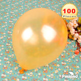 PMLAND 100 Pieces Pearl Gold Latex Party Balloons 12 Inches