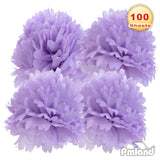 PMLAND Premium Quality Gift Tissue Wrapping Paper - Lavender Purple - 15 Inches X 20 Inches 100 Sheets