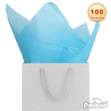PMLAND Premium Quality Gift Tissue Wrapping Paper - Sky Blue - 15 Inches X 20 Inches 100 Sheets