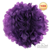 PMLAND Premium Quality Gift Tissue Wrapping Paper - Dark Purple - 15 Inches X 20 Inches 100 Sheets