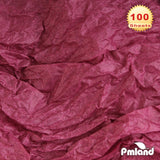 PMLAND Premium Quality Gift Tissue Wrapping Paper - Burgundy - 15 Inches X 20 Inches 100 Sheets