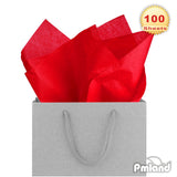 PMLAND Premium Quality Gift Tissue Wrapping Paper - Red - 15 Inches X 20 Inches 100 Sheets