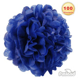 PMLAND Premium Quality Gift Tissue Wrapping Paper - blue - 15 Inches X 20 Inches 100 Sheets