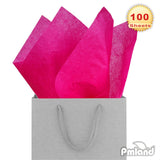 PMLAND Premium Quality Gift Tissue Wrapping Paper - Hot Pink - 15 Inches X 20 Inches 100 Sheets