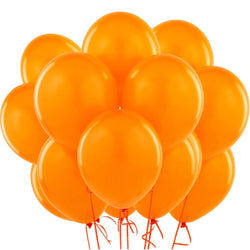 PMLAND 100 Pieces Orange Latex Party Balloons 12 Inches