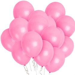 PMLAND 100 Pieces Pink Latex Party Balloons 12 Inches