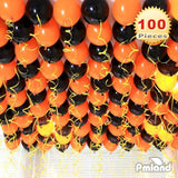 PMLAND 100 Pieces Orange Latex Party Balloons 12 Inches