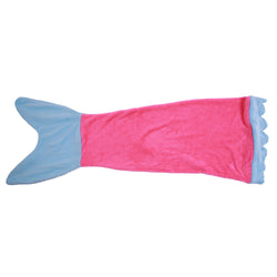 PMLAND Mermaid Tail Blanket for Kids, Pink