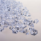 PMLAND Acrylic Ice Rock Cubes 3 Lbs Bag, Vase Filler or Table Decorating Idea- Clear