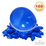 PMLAND 100 Pieces Blue Latex Party Balloons 12 Inches