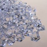 PMLAND Acrylic Ice Rock Cubes 3 Lbs Bag, Vase Filler or Table Decorating Idea- Clear