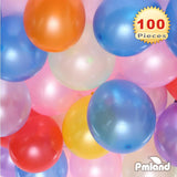 PMLAND 100 Pieces Red Latex Party Balloons 12 Inches