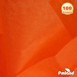 PMLAND Premium Quality Gift Tissue Wrapping Paper - Orange - 15 Inches X 20 Inches 100 Sheets