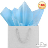 PMLAND Premium Quality Gift Tissue Wrapping Paper - Aqua Blue - 15 Inches X 20 Inches 100 Sheets