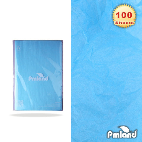 PMLAND Premium Quality Gift Tissue Wrapping Paper - blue - 15 Inches X