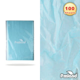 PMLAND Premium Quality Gift Tissue Wrapping Paper - Light Blue - 15 Inches X 20 Inches 100 Sheets