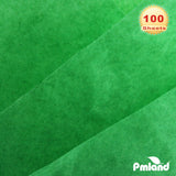 PMLAND Premium Quality Gift Tissue Wrapping Paper - Green - 15 Inches X 20 Inches 100 Sheets